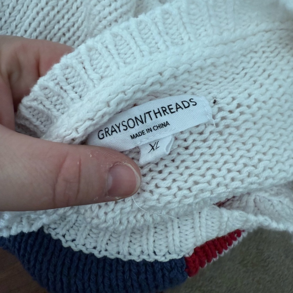 American Flag Sweater size xl - Picture 5 of 5